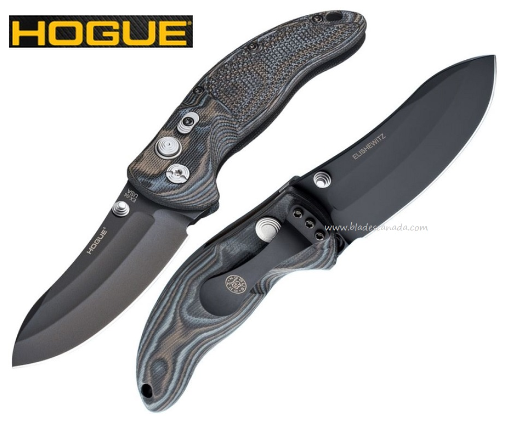 Hogue EX-04 Folding Knife, 154CM, G-Mascus Black/Grey, 34479